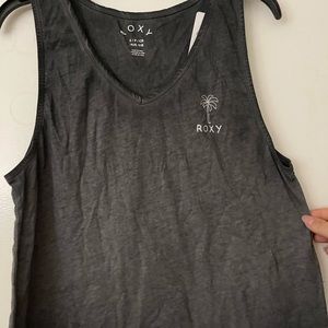 Roxy Tank Top | Size small | Grey/black- charcoal color